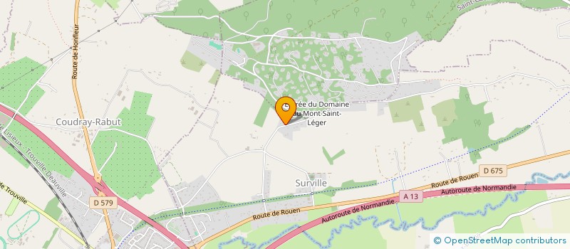 localisation de l'entreprise LE PACTE 2016  SAINT-GATIEN-DES-BOIS