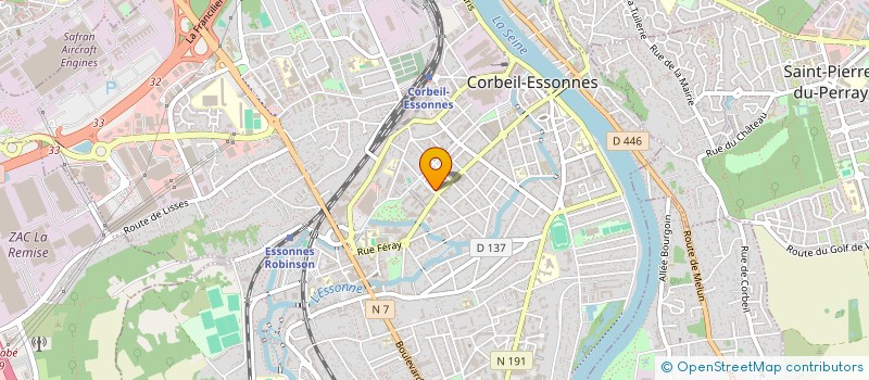 localisation de l'entreprise LE PADDOCK à CORBEIL-ESSONNES