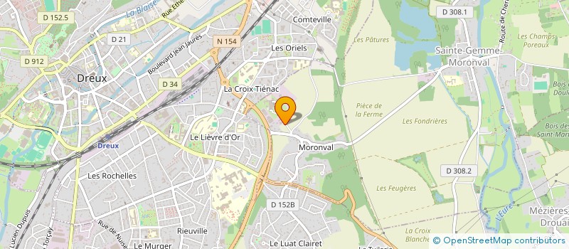 localisation de l'entreprise LE PADDOCK DROUAIS à SAINTE-GEMME-MORONVAL
