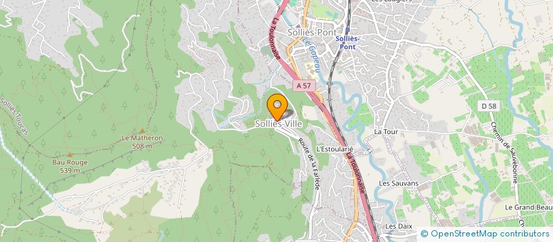 localisation de l'entreprise LE PAGNOL  SOLLIES-VILLE