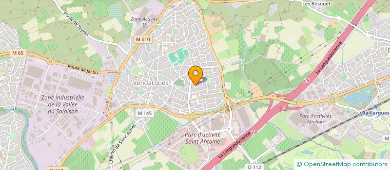 localisation de l'entreprise LE PAILLE EN QUEUE à VENDARGUES
