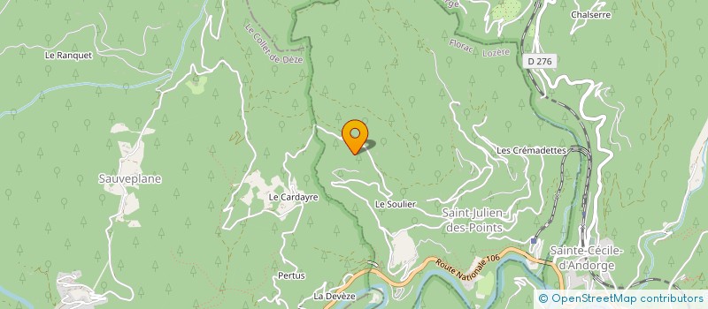 localisation de l'entreprise LE PAILLER  SAINT-JULIEN-DES-POINTS