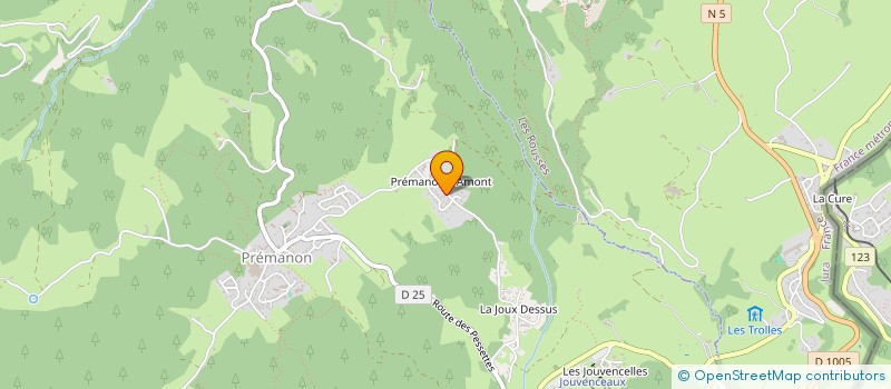 localisation de l'entreprise LE PAILLER  PREMANON