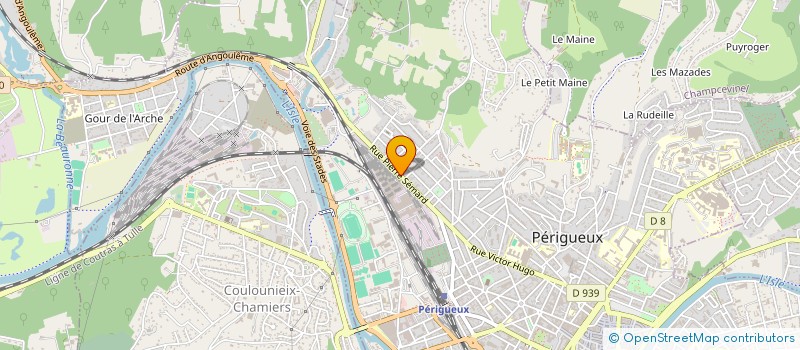 localisation de l'entreprise LE PAILLON DORE à PERIGUEUX