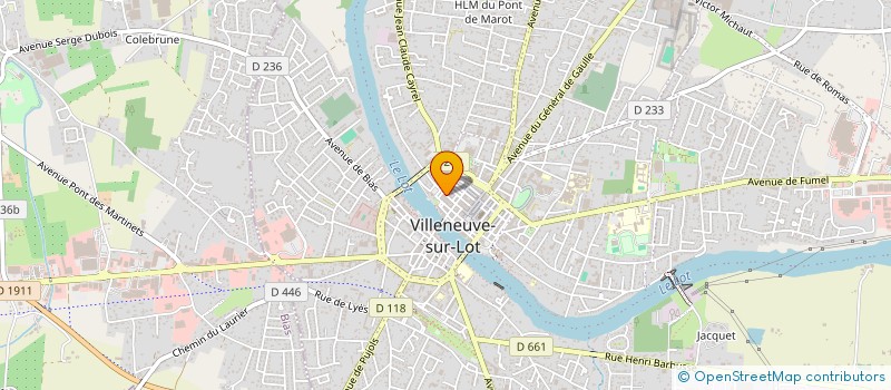 localisation de l'entreprise LE PAILLON DU LOT  VILLENEUVE-SUR-LOT