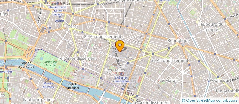 localisation de l'entreprise LE PAIN BACHAUMONT ( PQ BACHAUMONT ) à PARIS