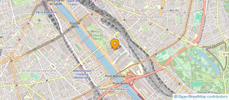 localisation de l'entreprise LE PAIN BERCY  PARIS