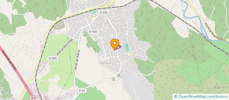 localisation de l'entreprise LE PAIN CHAUD à VELAUX