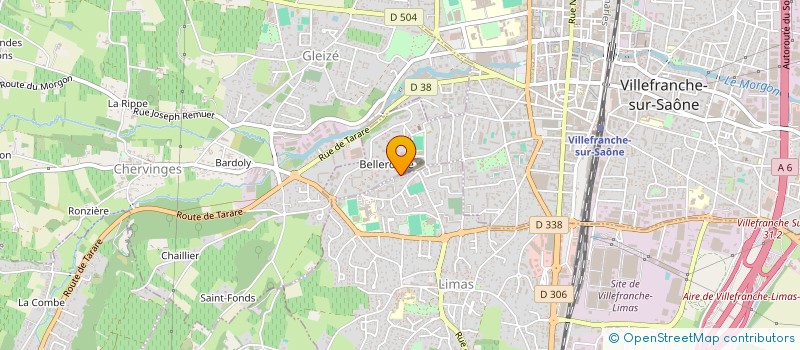 localisation de l'entreprise LE PAIN CHAUD à VILLEFRANCHE-SUR-SAONE