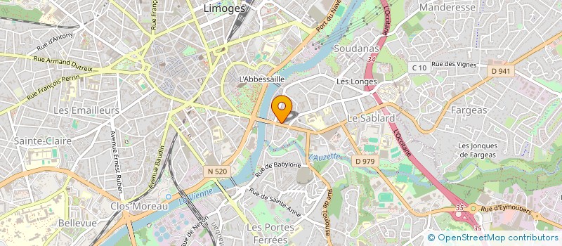 localisation de l'entreprise LE PAIN D'ANGEL ET MANU à LIMOGES