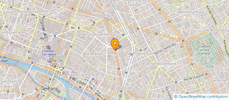 localisation de l'entreprise LE PAIN D AUTREFOIS  PARIS