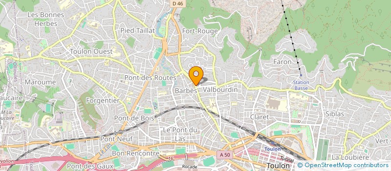 localisation de l'entreprise LE PAIN D'ELI à TOULON