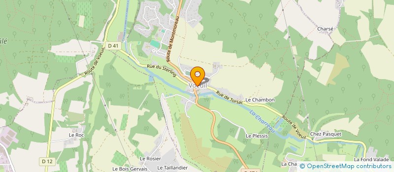 localisation de l'entreprise LE PAIN D'EMY à VŒUIL-ET-GIGET