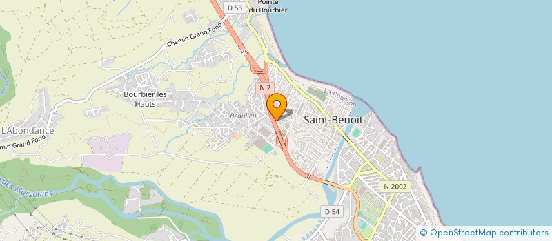 localisation de l'entreprise LE PAIN D'EPICE à SAINT-BENOIT