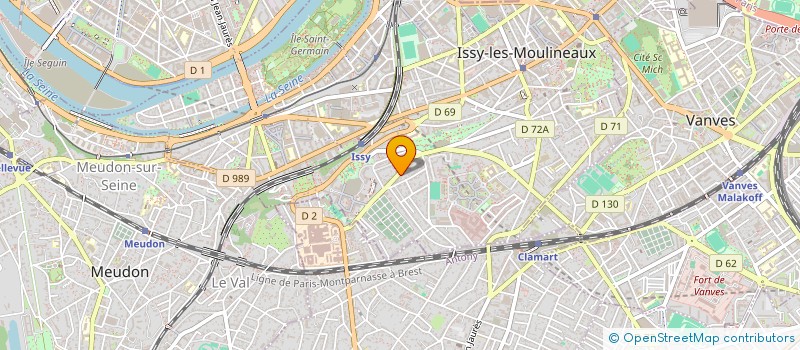 localisation de l'entreprise LE PAIN D ICI à ISSY-LES-MOULINEAUX
