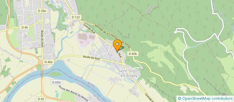 localisation de l'entreprise LE PAIN DE CHAZEY  CHAZEY-SUR-AIN