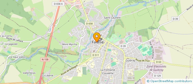 localisation de l'entreprise LE PAIN DE FALAISE à FALAISE
