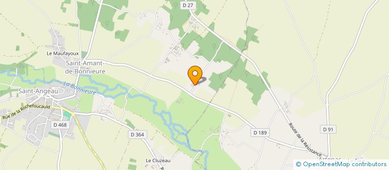 localisation de l'entreprise LE PAIN DE HUGO à VAL-DE-BONNIEURE