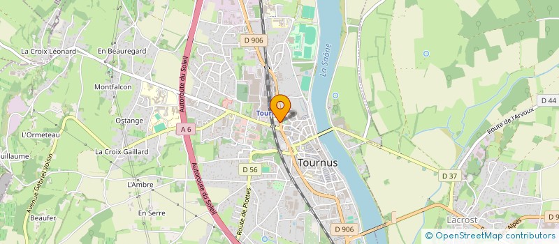 localisation de l'entreprise LE PAIN DE L'ABBAYE à TOURNUS