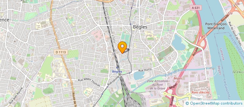 localisation de l'entreprise LE PAIN DE L'AGORA à BEGLES