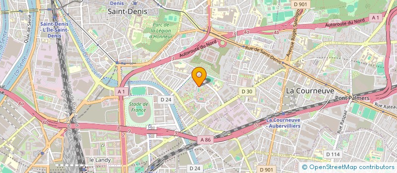 localisation de l'entreprise LE PAIN DE L EMPLOI à SAINT-DENIS