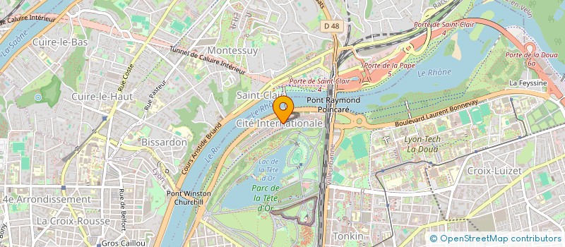 localisation de l'entreprise LE PAIN DE LA CITE à LYON