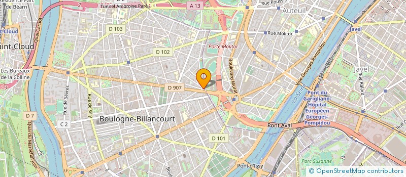 localisation de l'entreprise LE PAIN DE LA REINE à BOULOGNE-BILLANCOURT