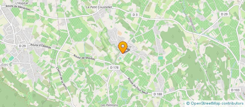 localisation de l'entreprise LE PAIN DE PROUST  OPPEDE