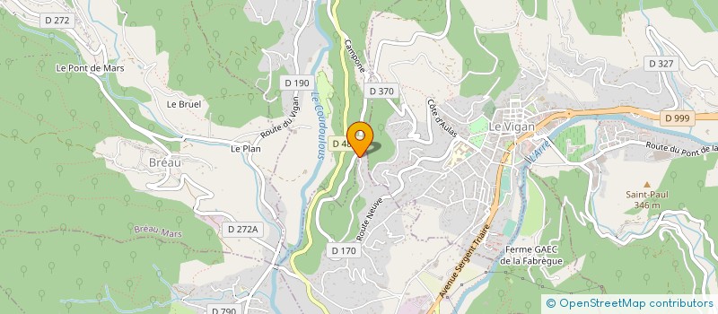 localisation de l'entreprise LE PAIN DE SUCRE  AVEZE