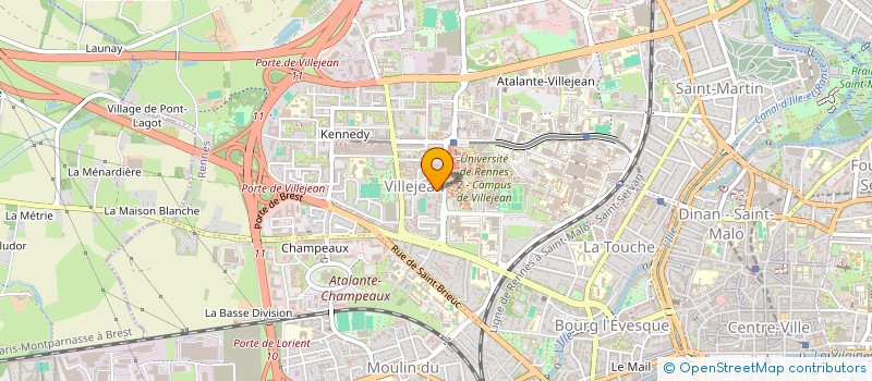 localisation de l'entreprise LE PAIN DE VIE  RENNES