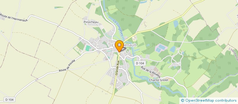 localisation de l'entreprise LE PAIN DELICE  L'HERMENAULT