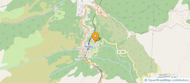 localisation de l'entreprise LE PAIN DES AMIS à VENACO