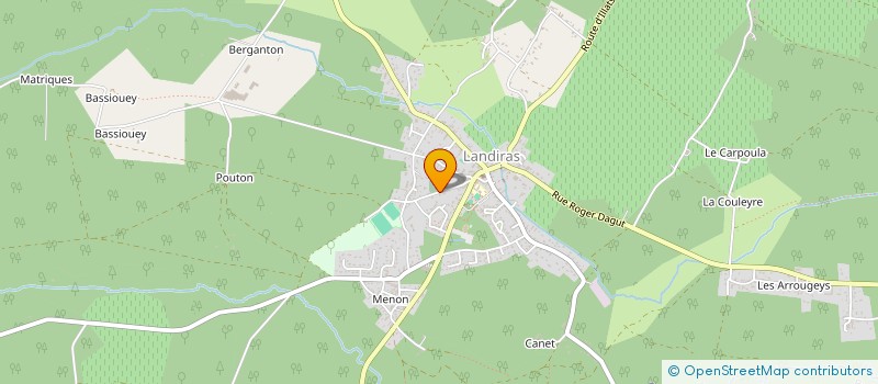 localisation de l'entreprise LE PAIN DES CHASSEURS  LANDIRAS