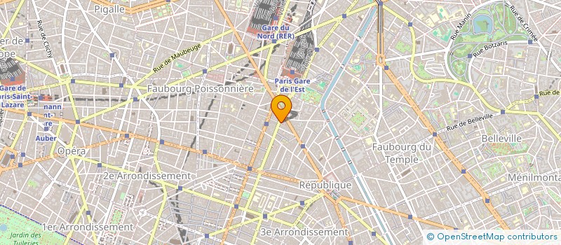 localisation de l'entreprise LE PAIN DES COPAINS  PARIS