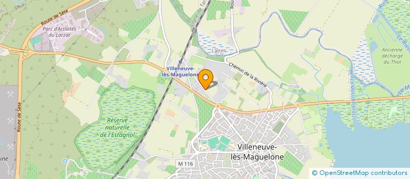 localisation de l'entreprise LE PAIN DES EAUX CLAIRES à VILLENEUVE-LES-MAGUELONE