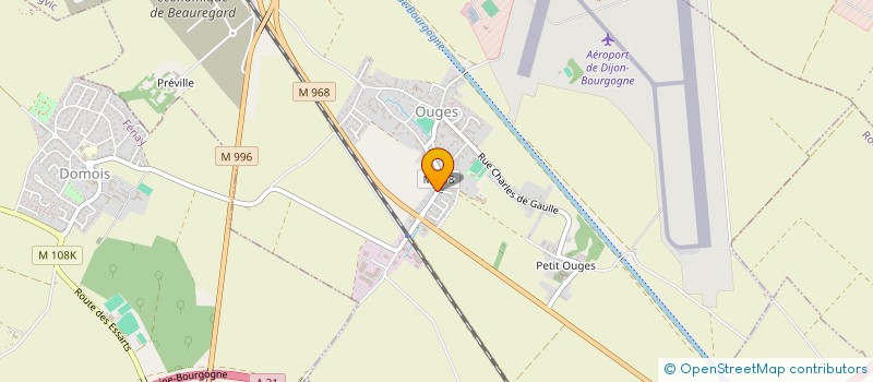 localisation de l'entreprise LE PAIN DES QUAIS à OUGES