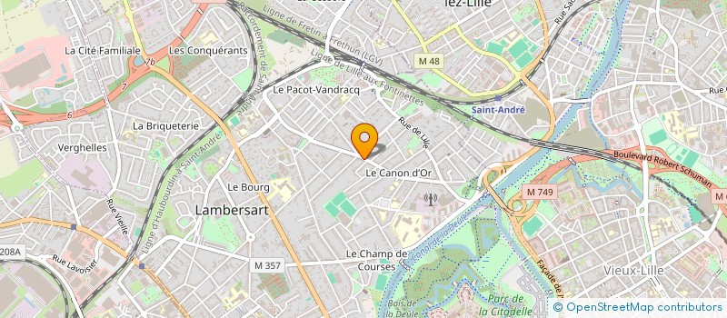 localisation de l'entreprise LE PAIN DES TERRES à LAMBERSART
