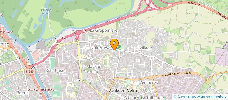 localisation de l'entreprise LE PAIN DES VAUDAIS à VAULX-EN-VELIN