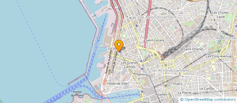 localisation de l'entreprise LE PAIN DORE à MARSEILLE