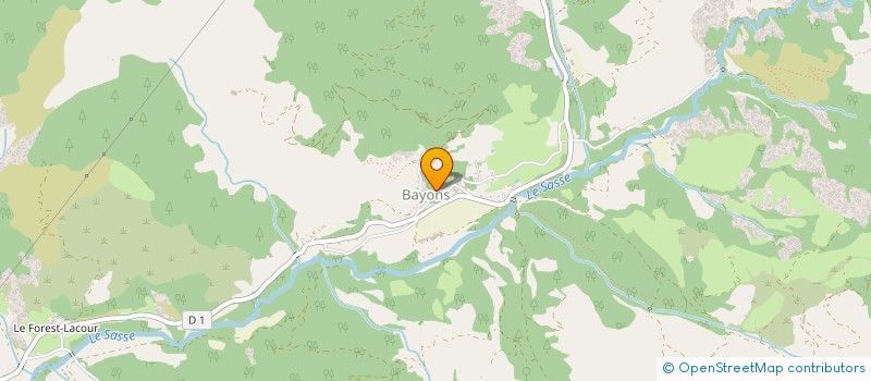 localisation de l'entreprise LE PAIN DU BERGER  TURRIERS