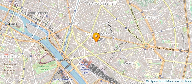 localisation de l'entreprise LE PAIN DU COEUR  PARIS