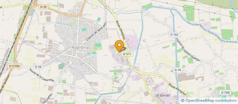 localisation de l'entreprise LE PAIN DU COIN  ROGNONAS