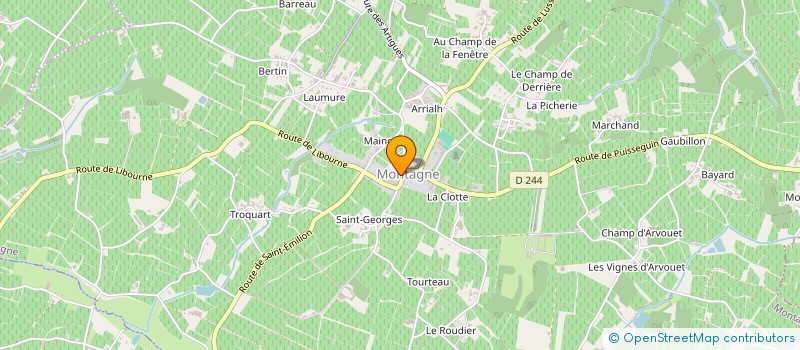 localisation de l'entreprise LE PAIN DU COIN  MONTAGNE