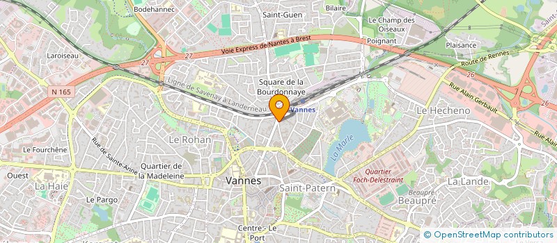 localisation de l'entreprise LE PAIN DU LARGE à VANNES