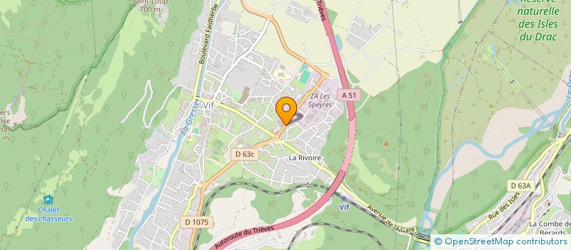 localisation de l'entreprise LE PAIN DU PICABAN  VIF