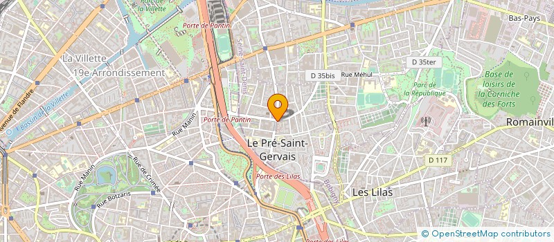 localisation de l'entreprise LE PAIN DU PRE à LE PRE-SAINT-GERVAIS