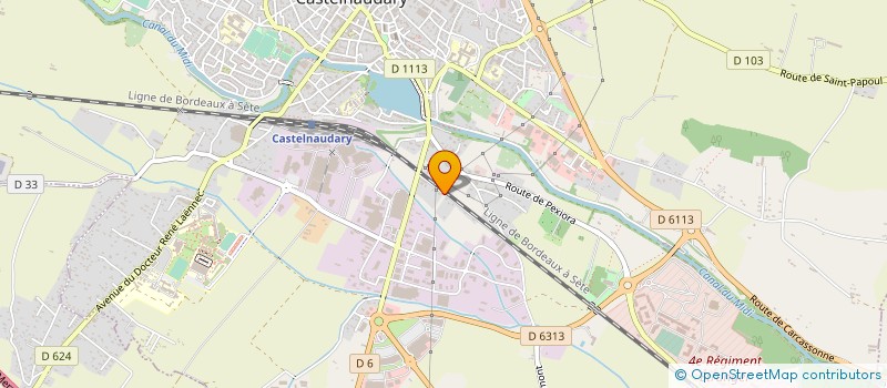 localisation de l'entreprise LE PAIN DU SUD à CASTELNAUDARY