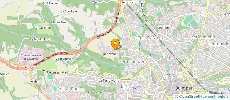 localisation de l'entreprise LE PAIN ET LA PAROLE à QUIMPER