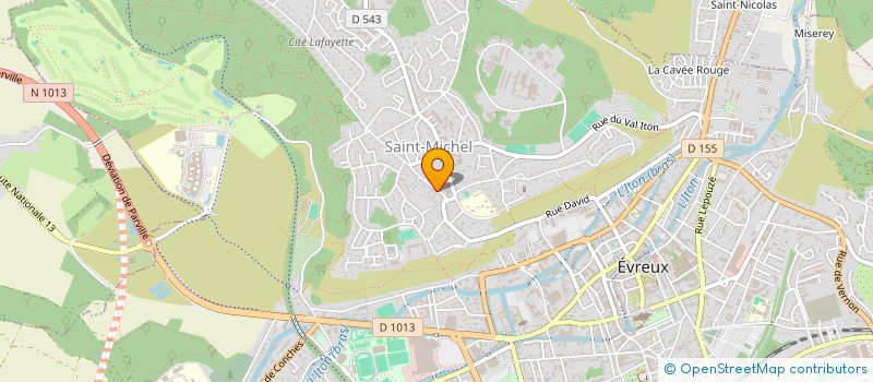 localisation de l'entreprise LE PAIN ET LEVAIN  EVREUX