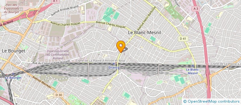 localisation de l'entreprise LE PAIN ET TOI à DRANCY